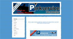 Desktop Screenshot of parkservice-neumeier.de