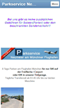 Mobile Screenshot of parkservice-neumeier.de